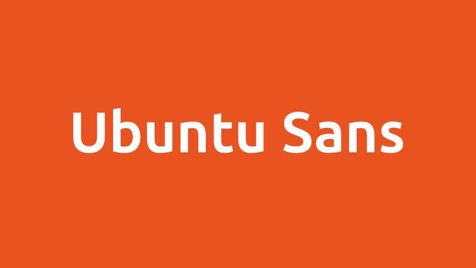 Ubuntu Sans Font Family › Fontesk