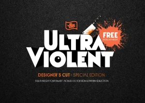 UltraViolent Typeface