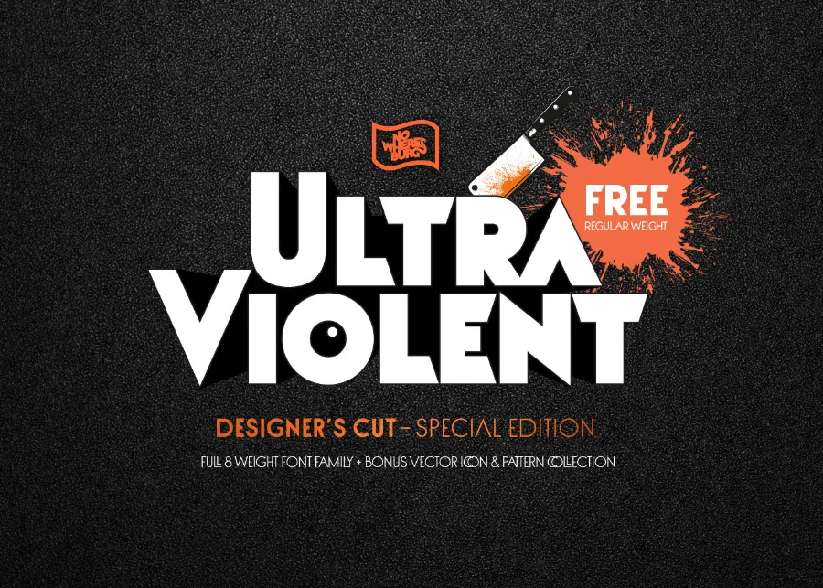 UltraViolent Typeface