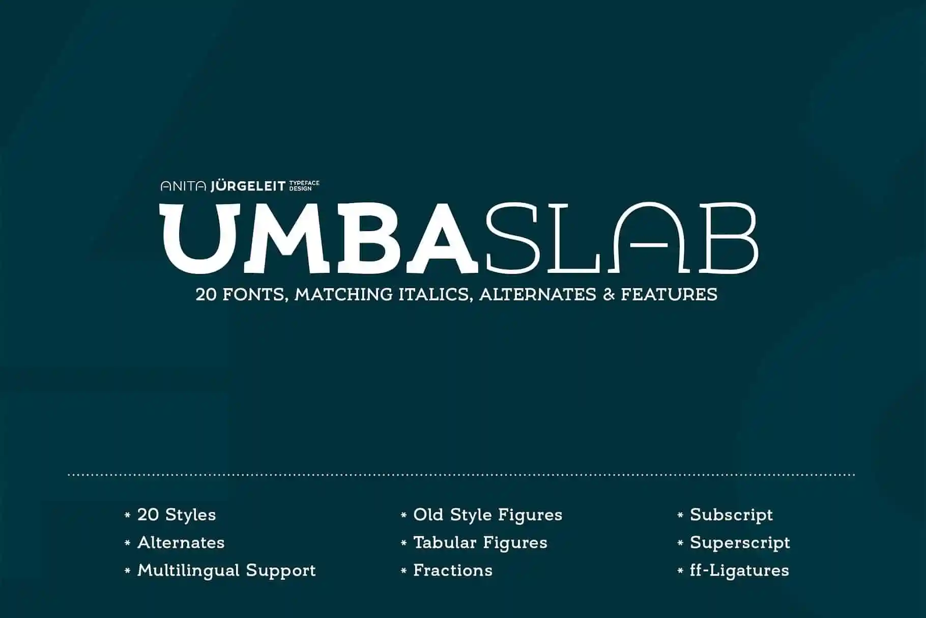 Umba Slab Font Family