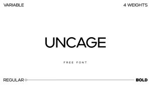 Uncage Font Family › Fontesk