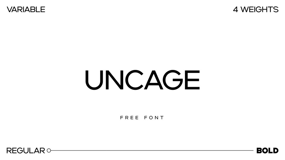 Uncage Font Family › Fontesk