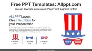 Uncle Sam Hat PowerPoint Diagram Template