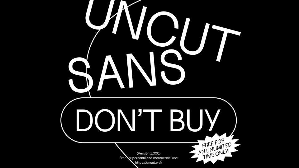 Uncut Sans Font › Fontesk