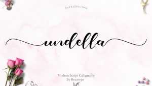 Undella Script Font › Fontesk