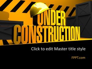 Under Construction PowerPoint Template