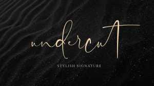 Undercut Font › Fontesk