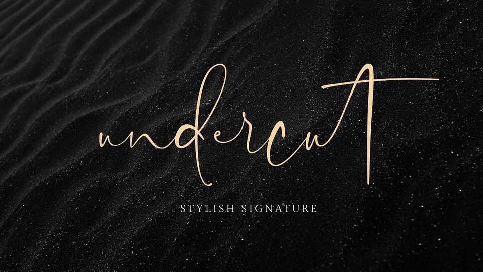 Undercut Font › Fontesk