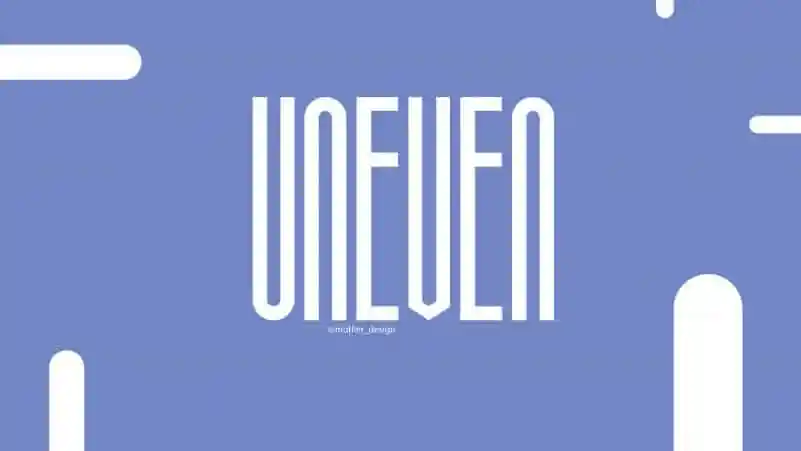Uneven Font Demo