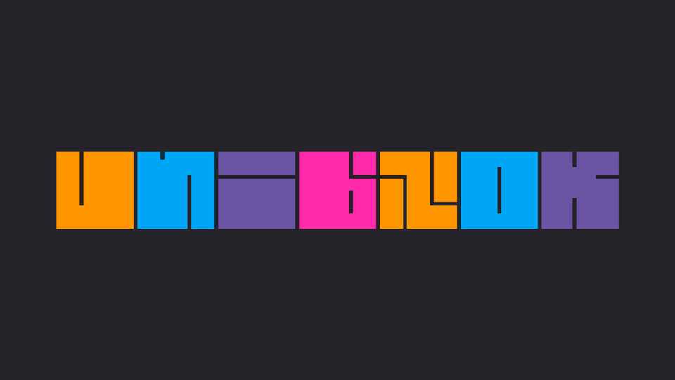 Uniblok Font › Fontesk