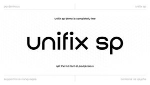 Unifix SP Font › Fontesk
