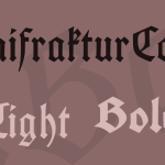 UnifrakturCook Font Family