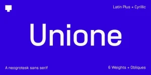 Unione Sans Font Family