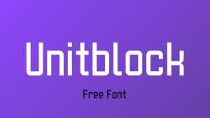 Unitblock Font › Fontesk