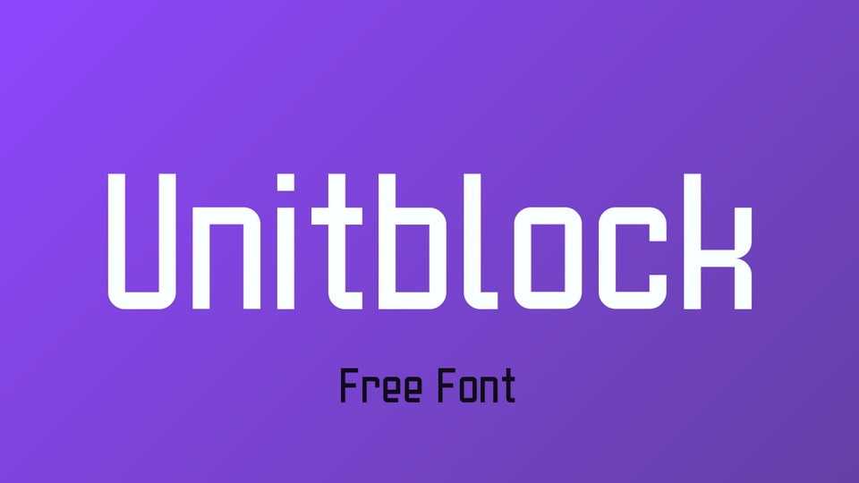 Unitblock Font › Fontesk