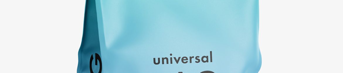 Universal bag with seal mockup / matt