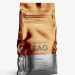Universal bag with seal mockup / metallic