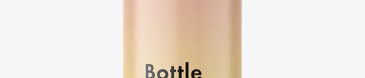 Universal bottle mockup / amber