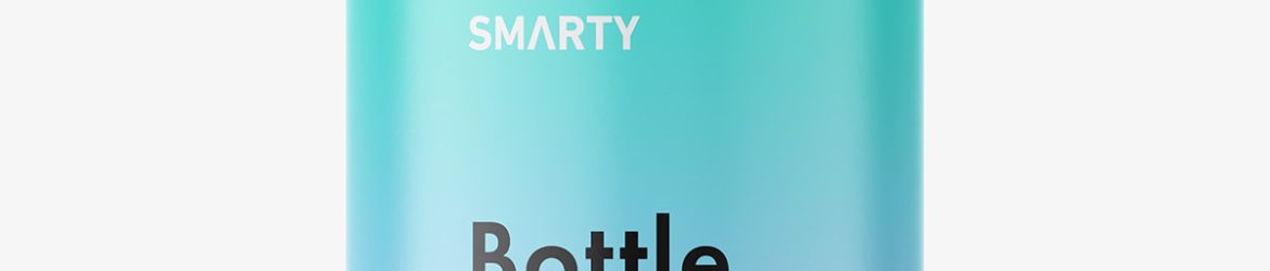 Universal bottle mockup / blue Universal bottle mockup / blue
