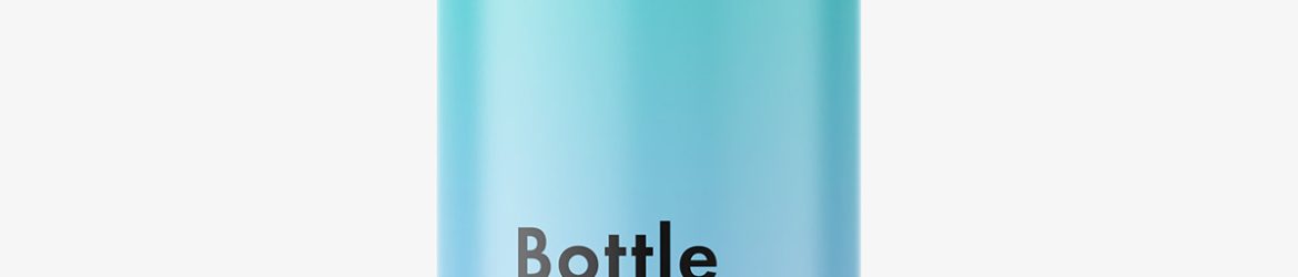Universal bottle mockup / clear