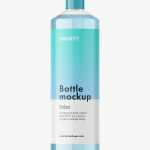 Universal bottle mockup / clear