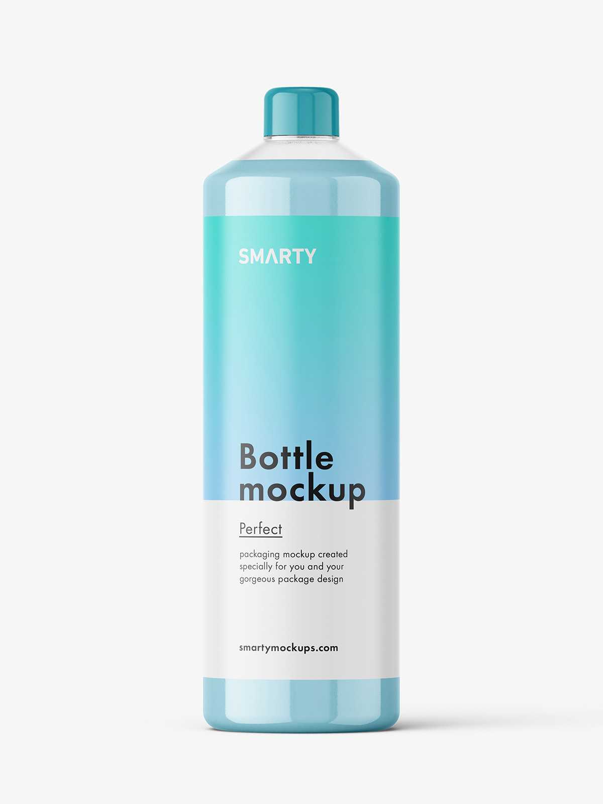 Universal bottle mockup / cream