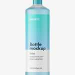 Universal bottle mockup / frosted