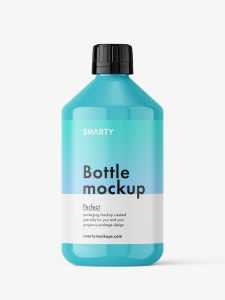 Universal bottle mockup / glossy