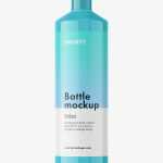 Universal bottle mockup / glossy
