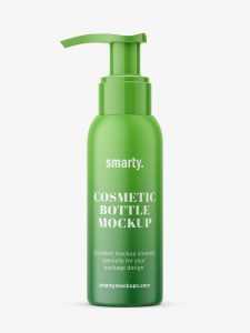 Universal bottle with pump mockup / 100 ml