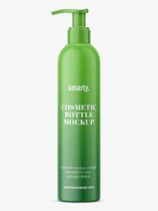Universal bottle with pump mockup / 400 ml