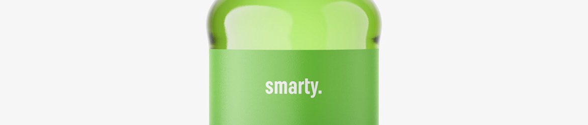 Universal food bottle mockup / glass