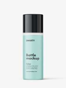 Universal frosted bottle mockup