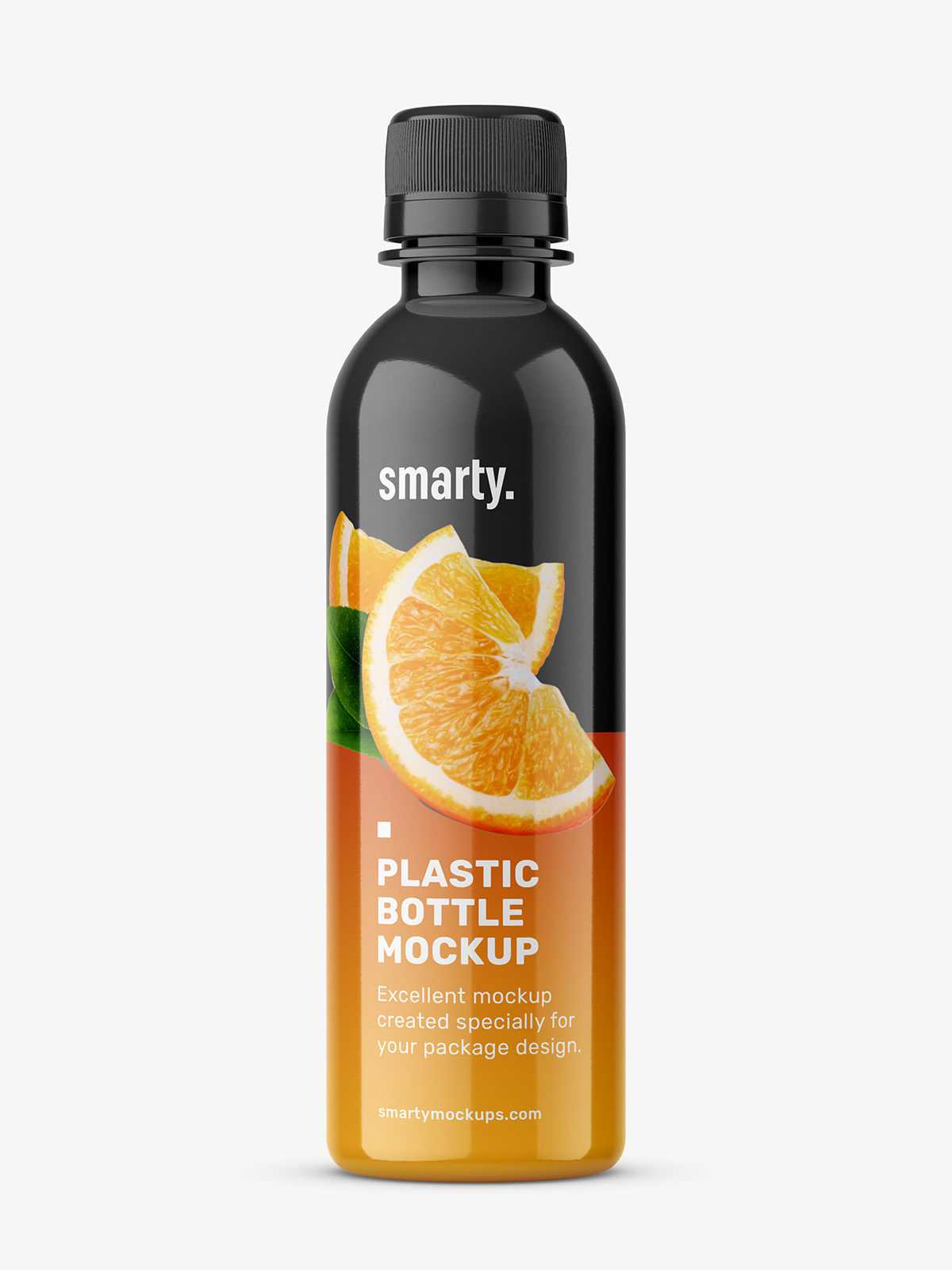 Universal glossy bottle mockup