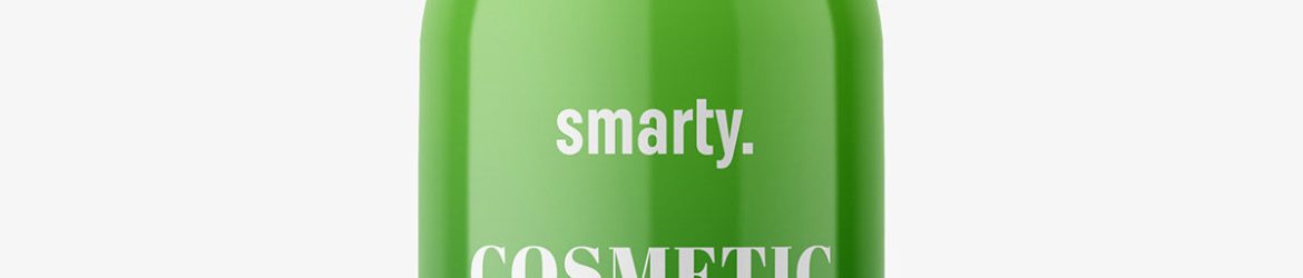 Universal glossy plastic bottle