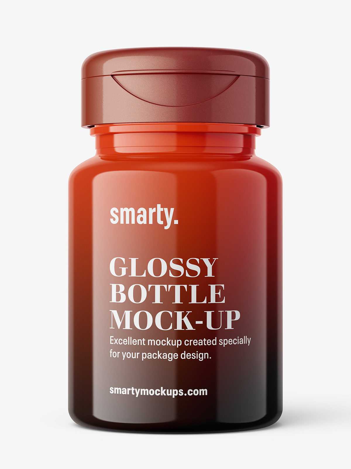 Universal jar mockup / glossy