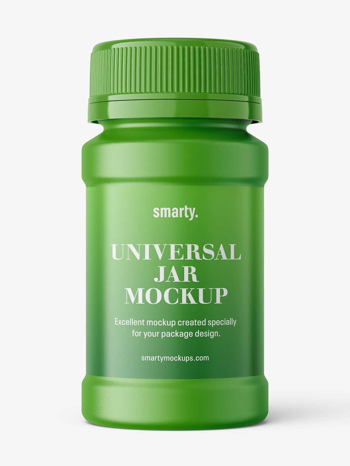 Universal jar mockup / matt