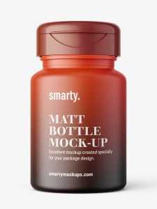 Universal jar mockup / matt