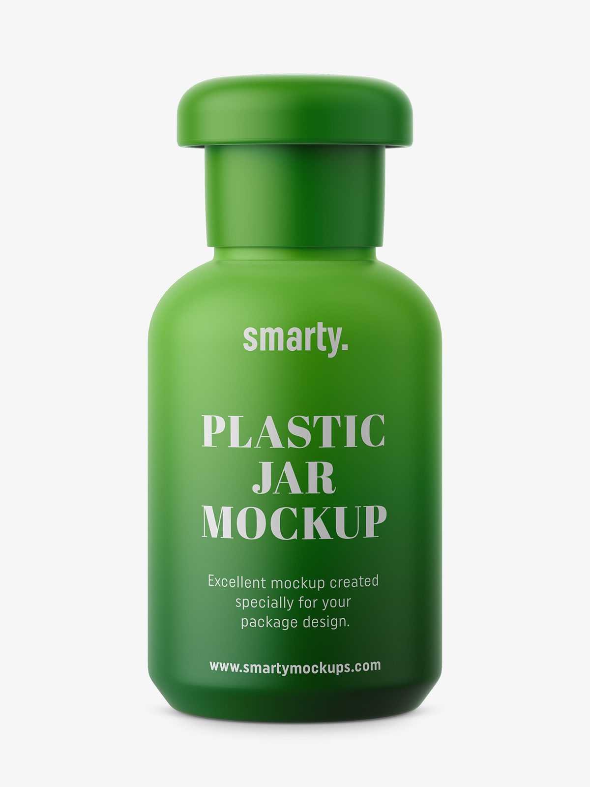 Universal matt bottle mockup