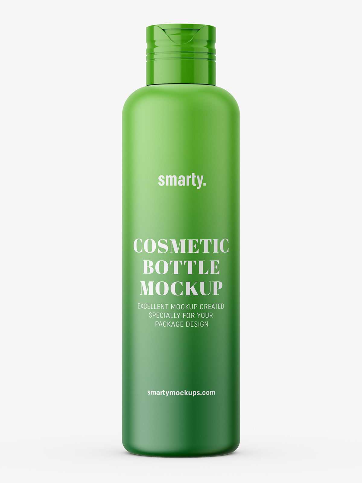 Universal matt bottle mockup