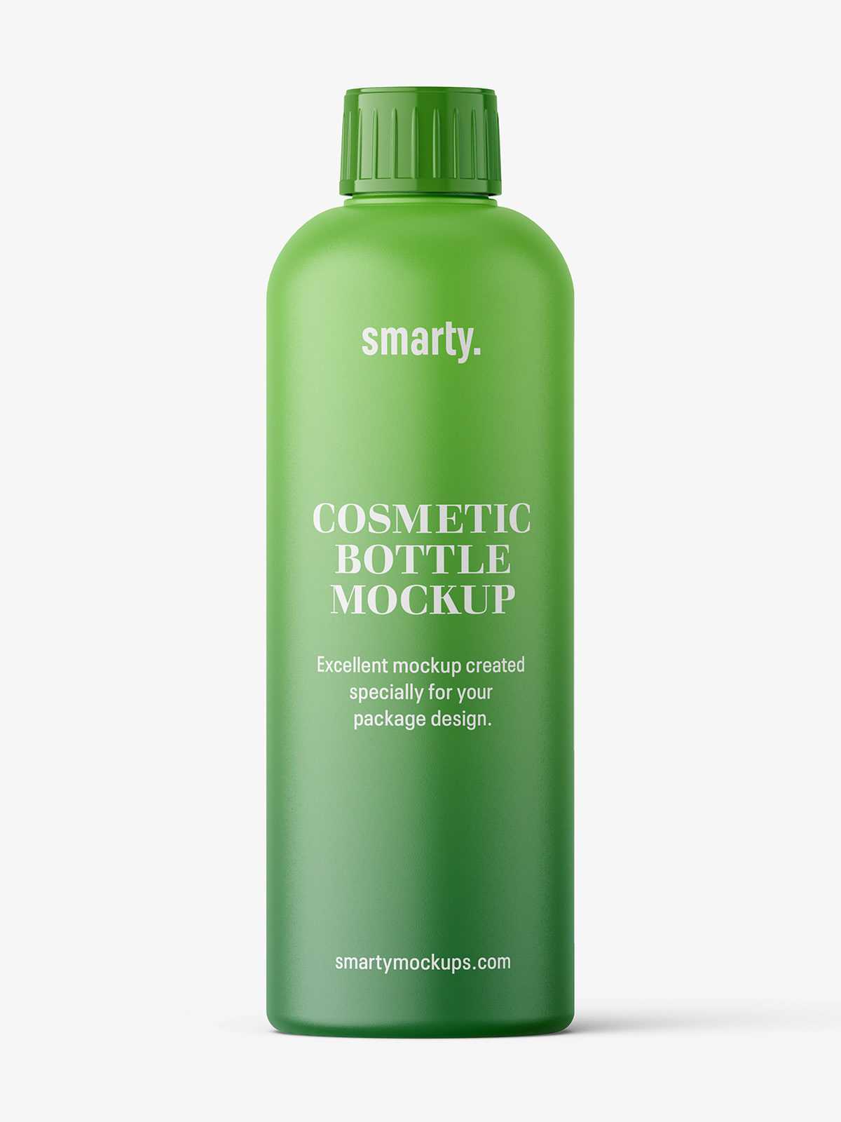 Universal plastic bottle mockup / matt