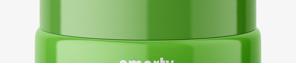 Universal plastic jar / glossy
