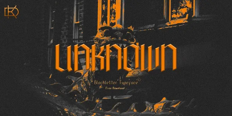 Unknown Display Font