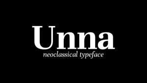 Unna Typeface › Fontesk