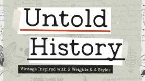 Untold History Font › Fontesk