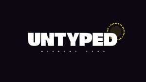 Untyped Display Font › Fontesk