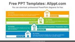 Up Arrow Banner PowerPoint Diagram