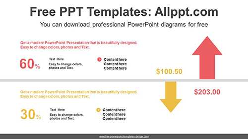 Up-Down Arrow PowerPoint Diagram