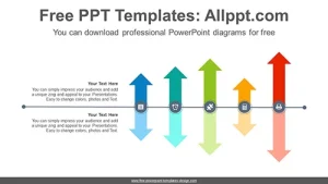 Up-down arrow PowerPoint Diagram Template