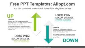 Up-Down Arrows PowerPoint Diagram